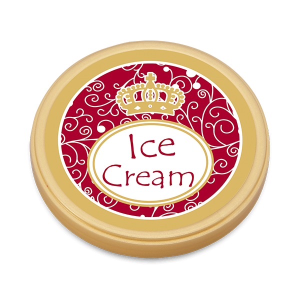 冰淇淋PP模內貼蓋-4oz (金/黑/本色)