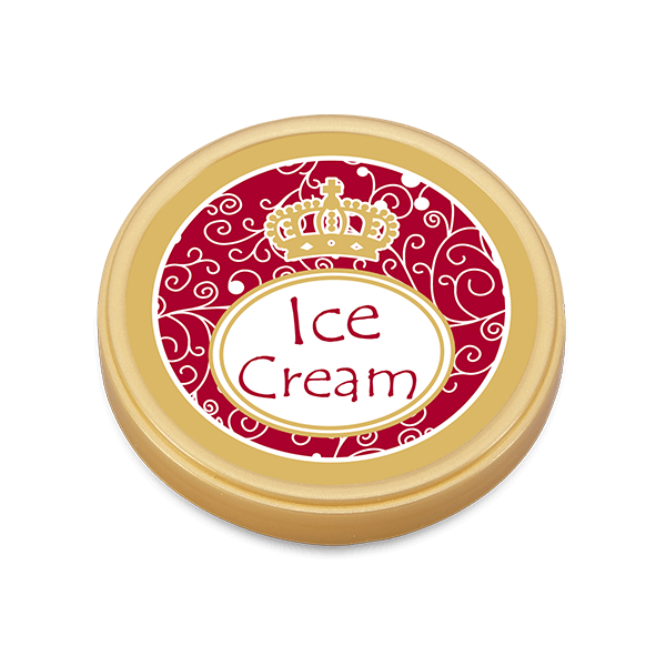冰淇淋PP模內貼蓋-2.5/3.5oz (金/黑/本色)